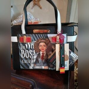 COPY - Nicole Lee Black and White Handbag